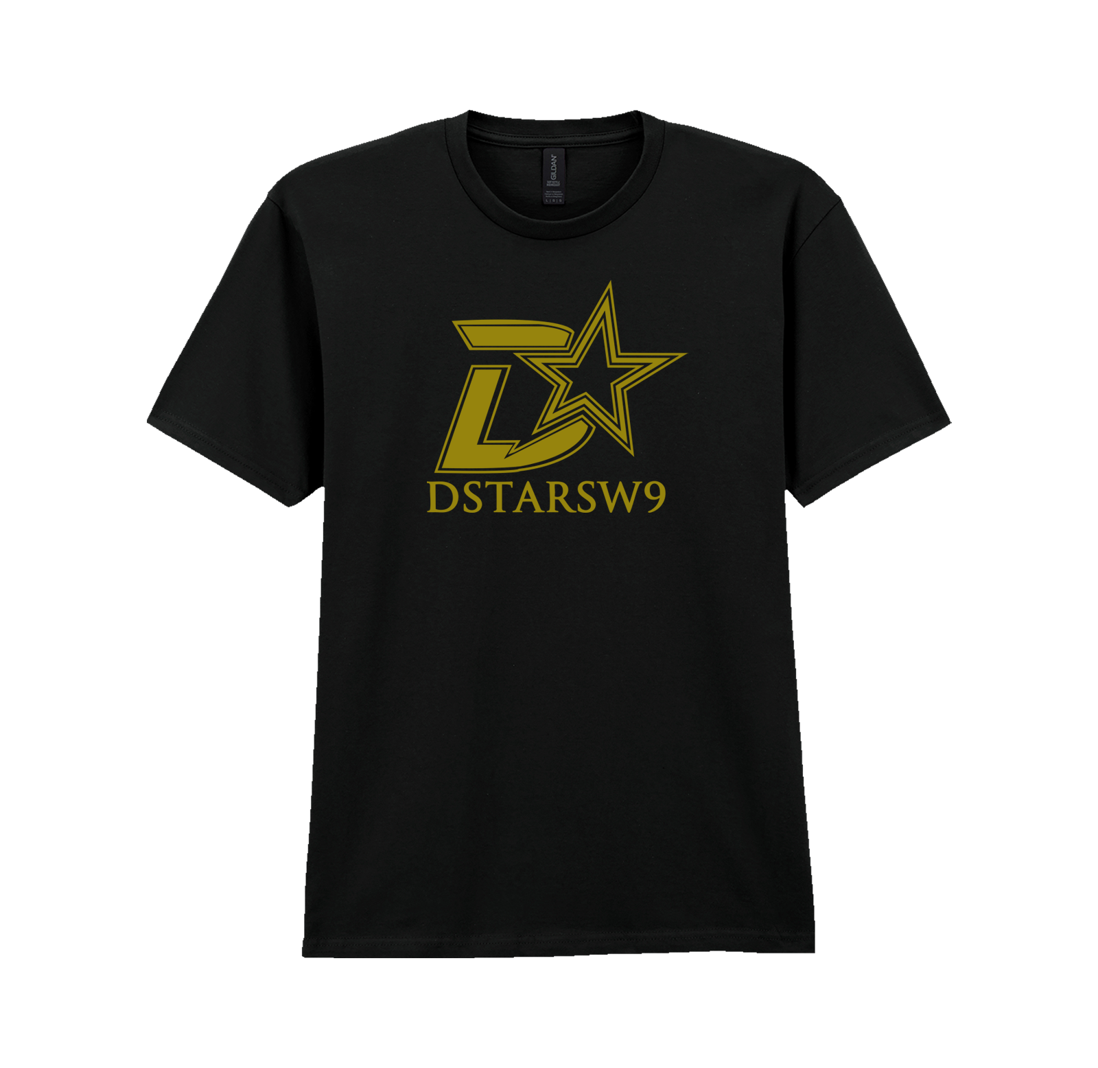 DSTARSW9 "Signature Gold" Luxury Graphic Tee