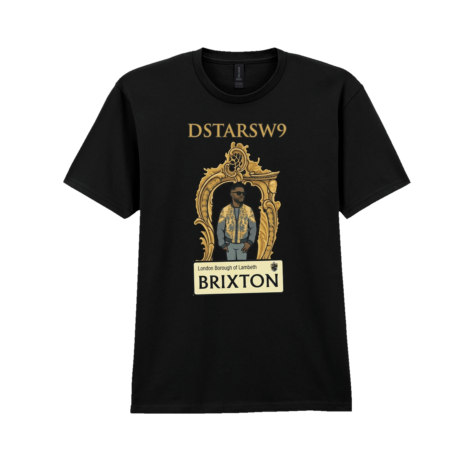 DSTARSW9 "Brixton Edition" Graphic T-Shirt.